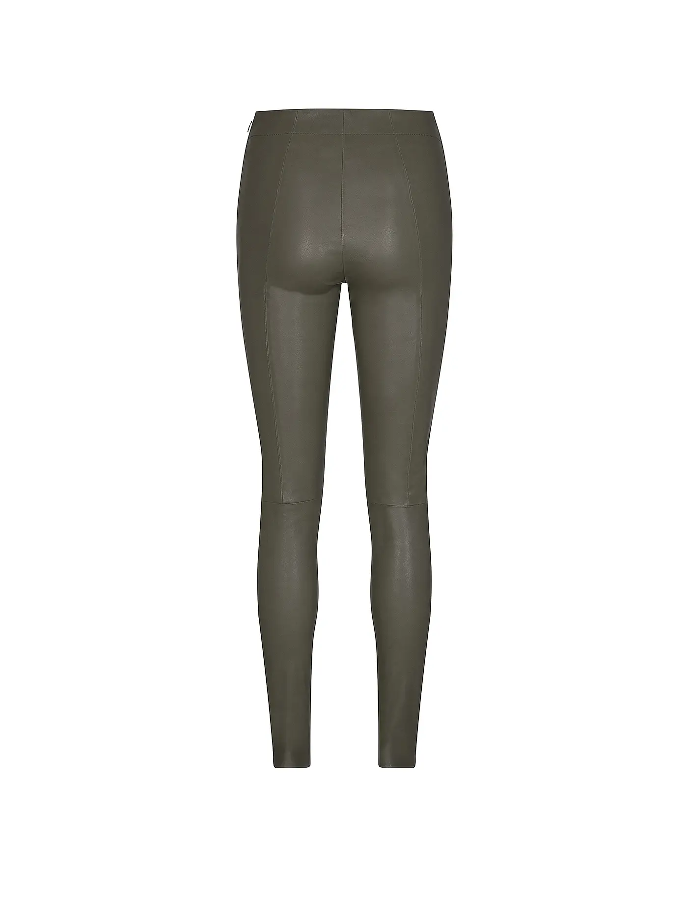 MOS MOSH | Lederleggings MMLUCILLE | grün